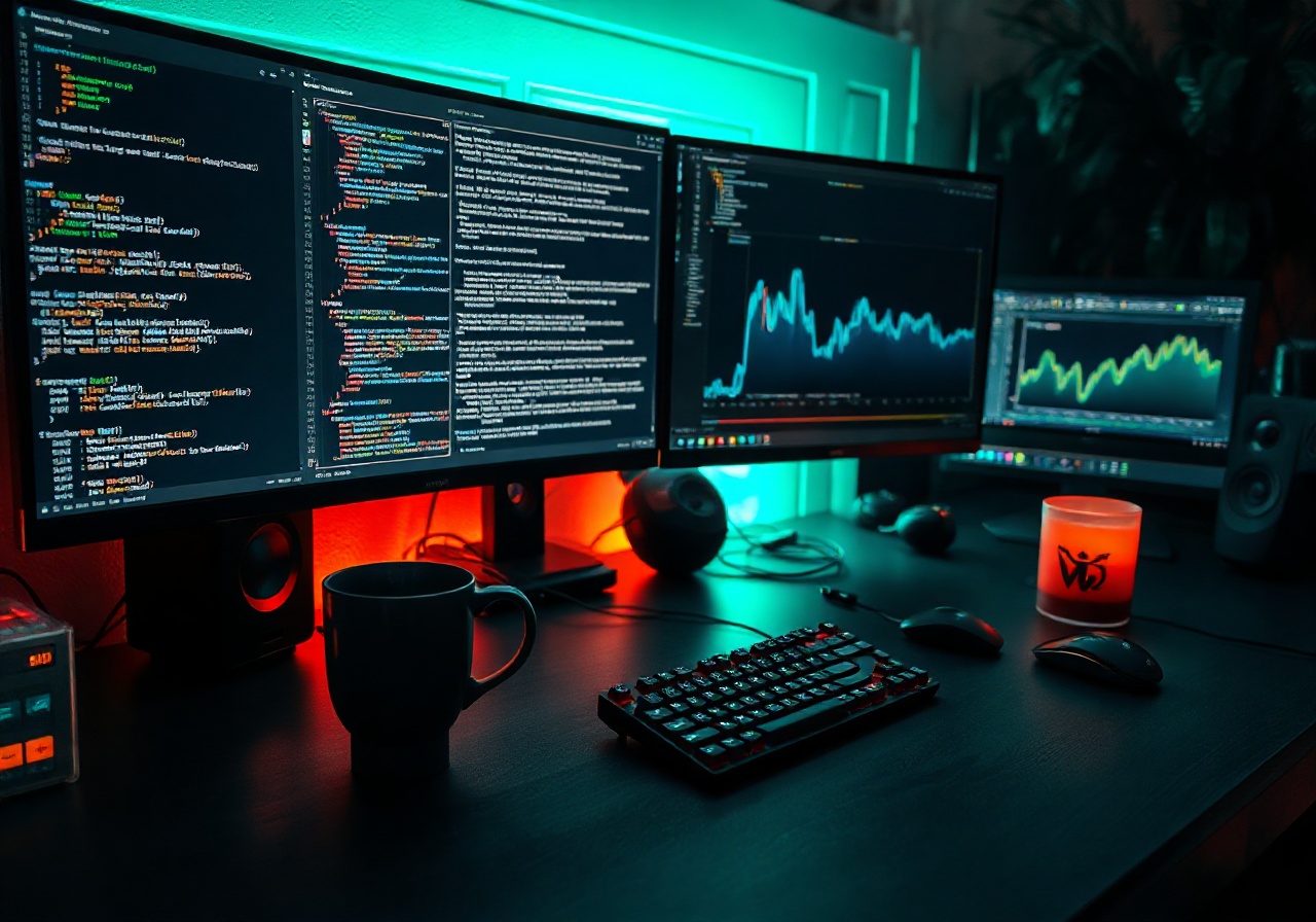 Разработчики анализируют логи калибровки на мониторах